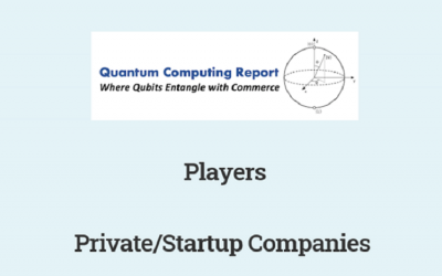 aQuantum included in the list of Private/Startup Companies of Quantum Computing Report