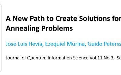 Posted a new aQuantum article: “A new path to create solutions for Quantum Annealing problems”