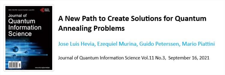 Posted a new aQuantum article: “A new path to create solutions for Quantum Annealing problems”