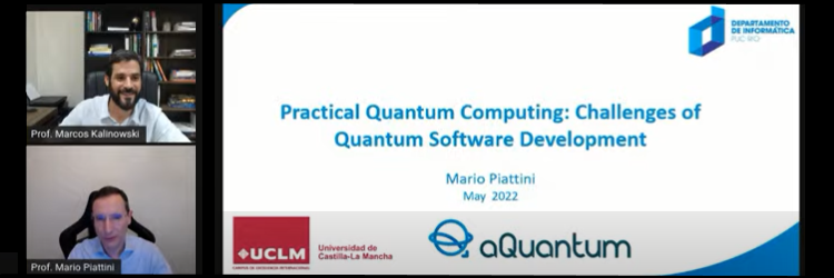 aQuantum member gives the seminar “Practical Quantum Computing: Challenges of Quantum Software Development” in PUC-Rio